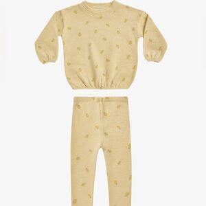 Riley + Cru Spongey Knit Pinapple Set